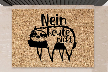 Fußmatte mit Spruch - Faultier